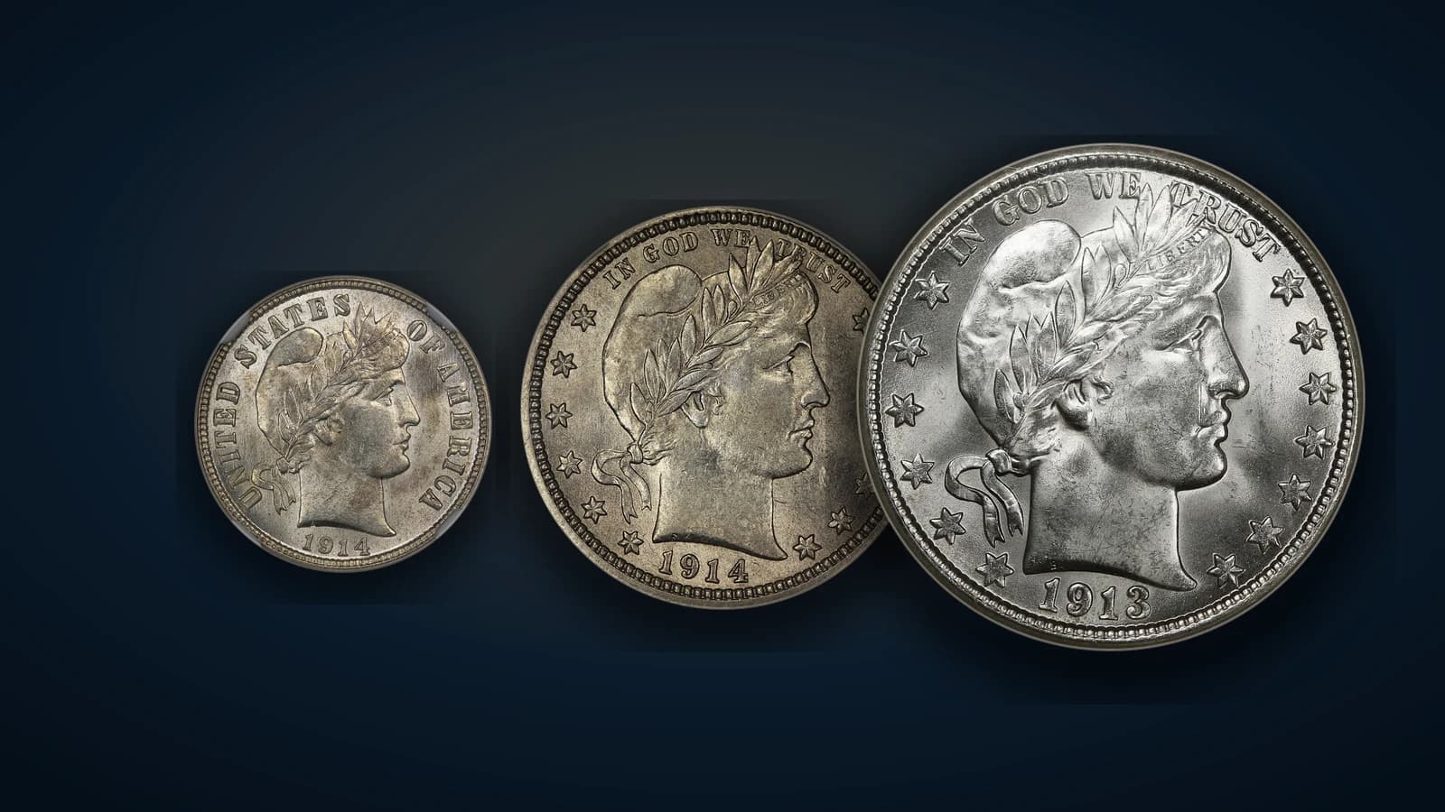 Barber Coins Value: Dimes, Quarters, and Half Dollars