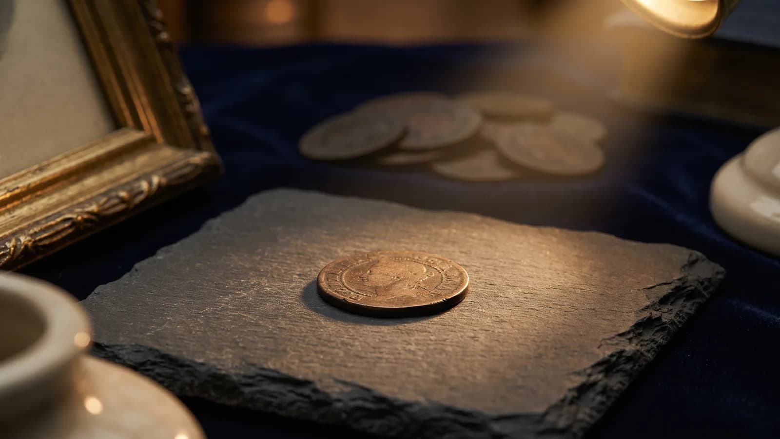 A single token set apart from a distant cluster of others