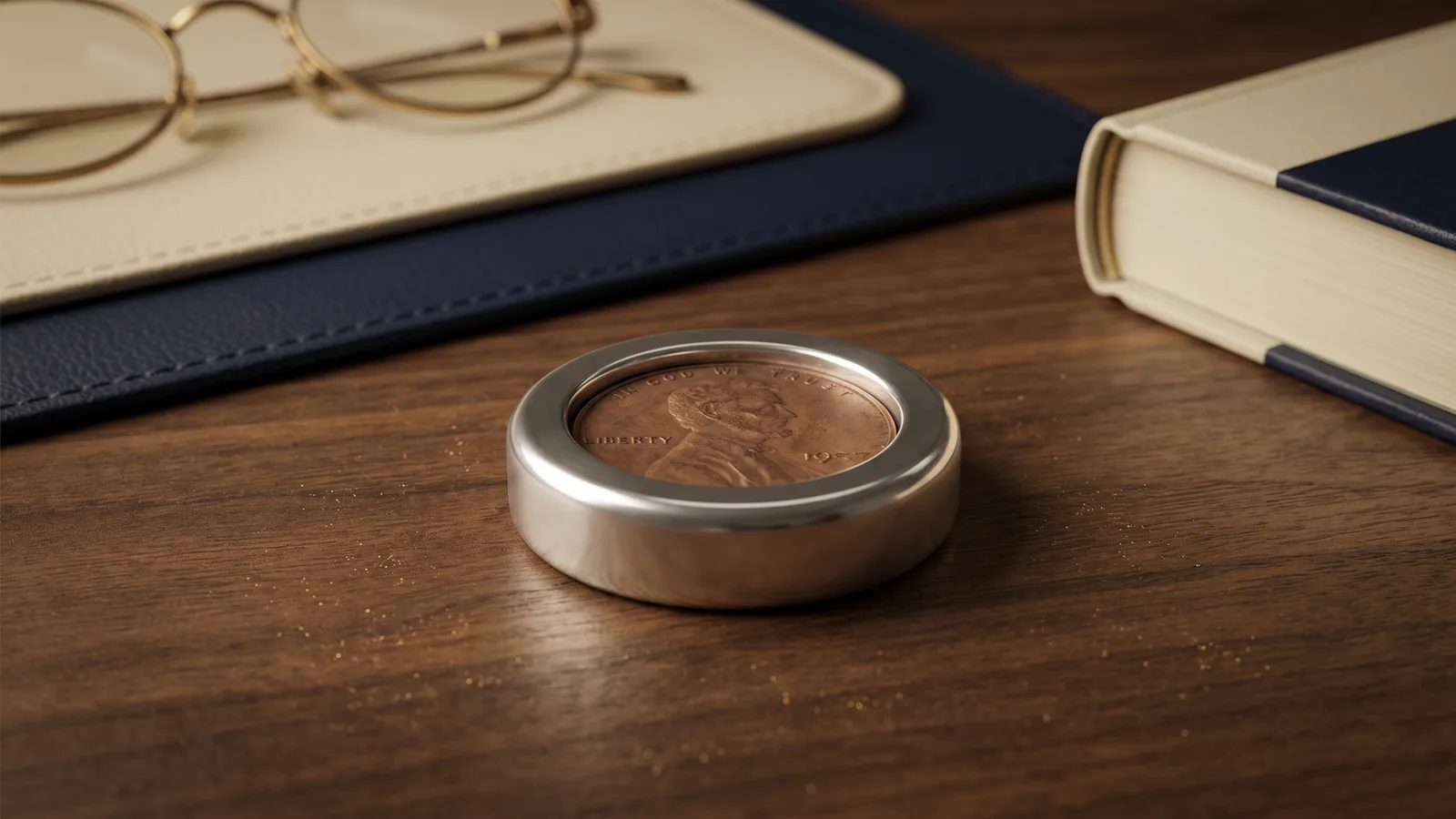 Encased Coins: The 'Keep Me and Never Go Broke' Lucky Penny