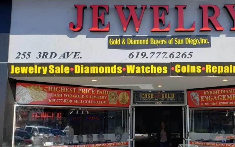 Gold & Diamond Buyers of San Diego - Knight Jewelry, Watch, Coin & Bullion