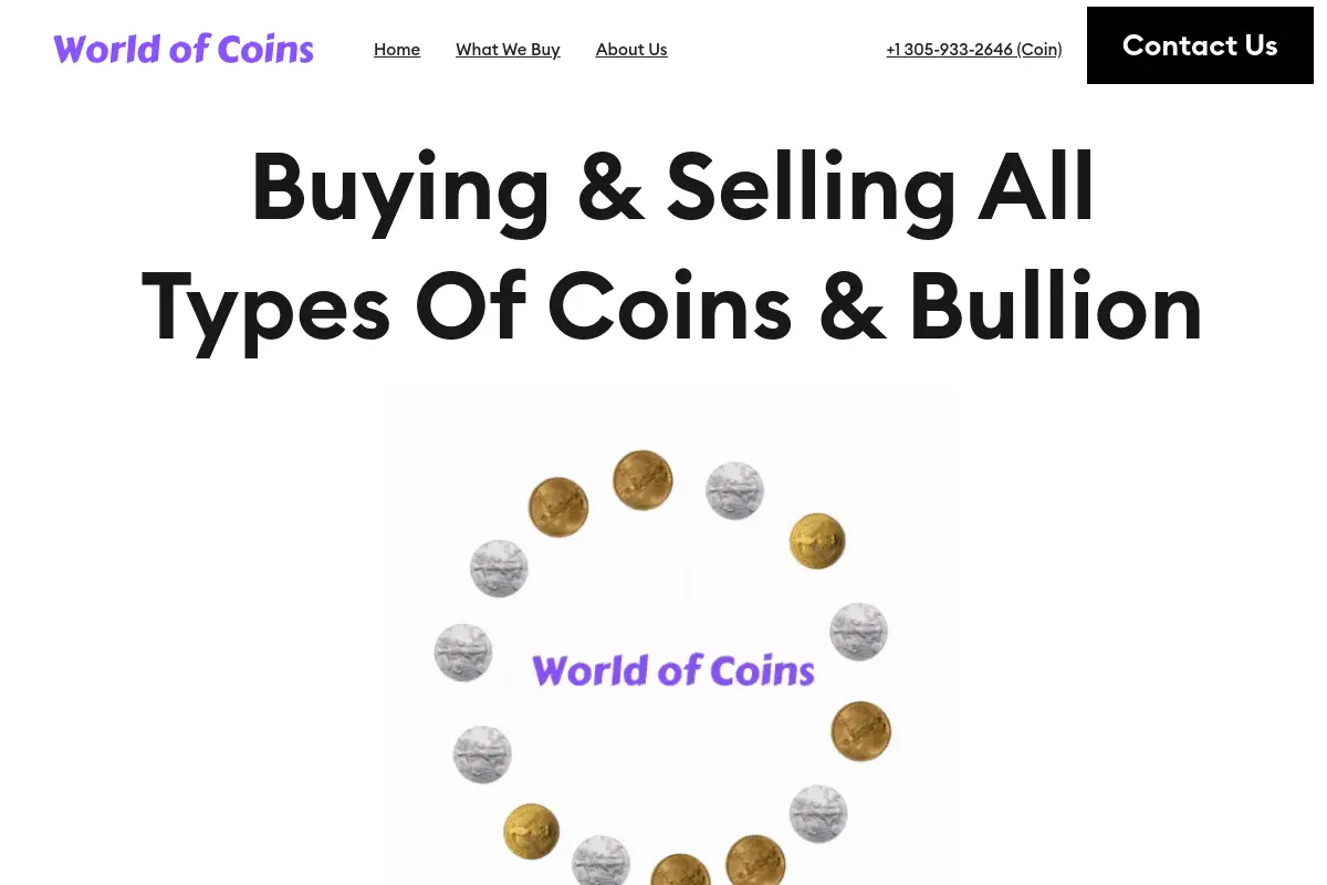 Aventura Jewelry & Coin Inc. website