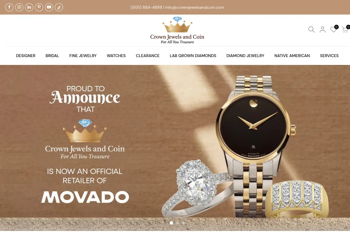 Crown Jewels & Coin website