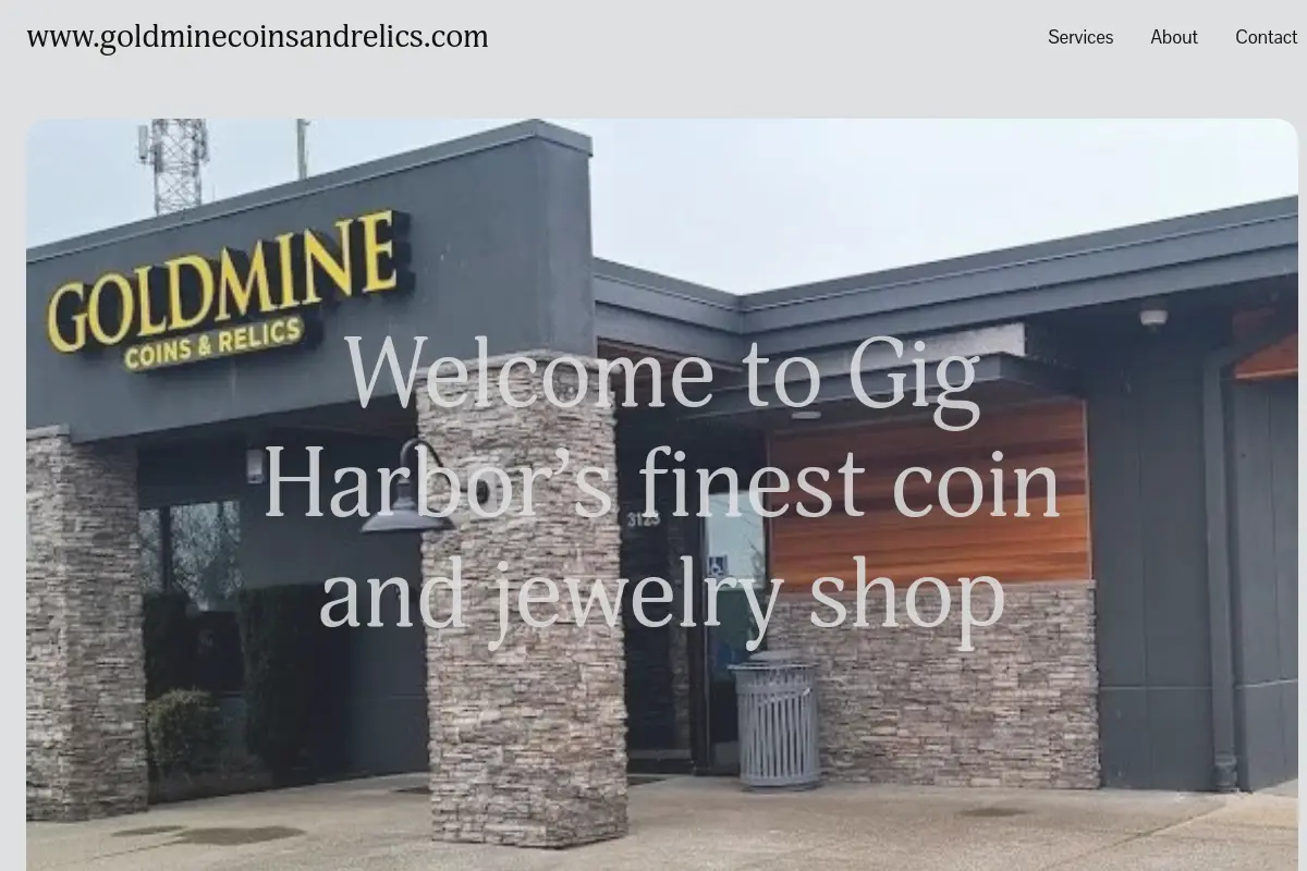 Goldmine Coins And Relics website